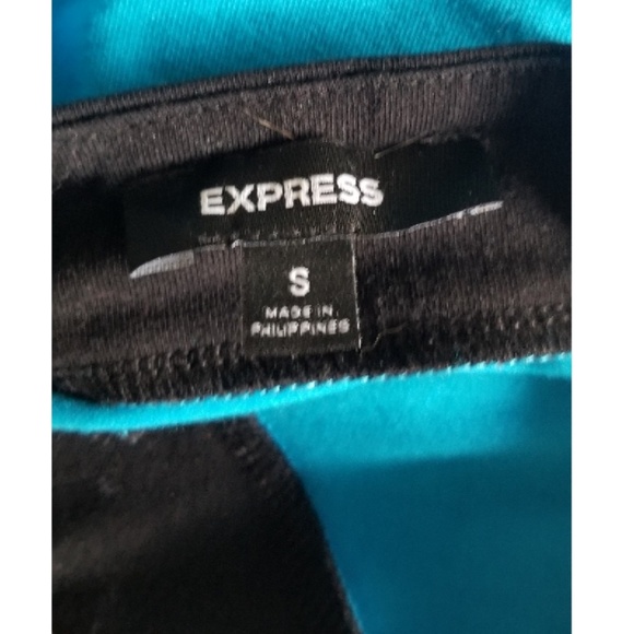 EXPRESS Color Block, Cut-Out Back, Tank Top - Picture 5 of 7
